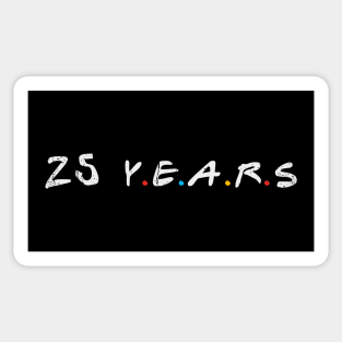 25 Years Sticker